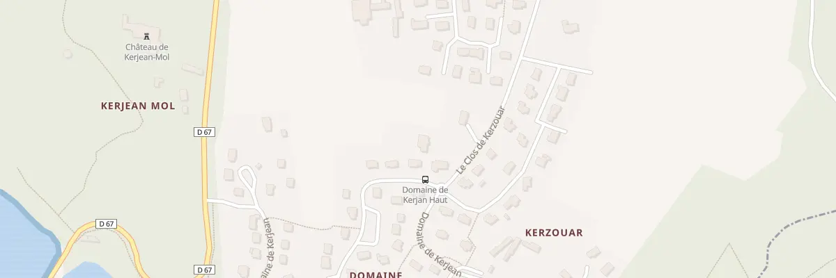 Plan du 5058 Kerzouar à Trébabu