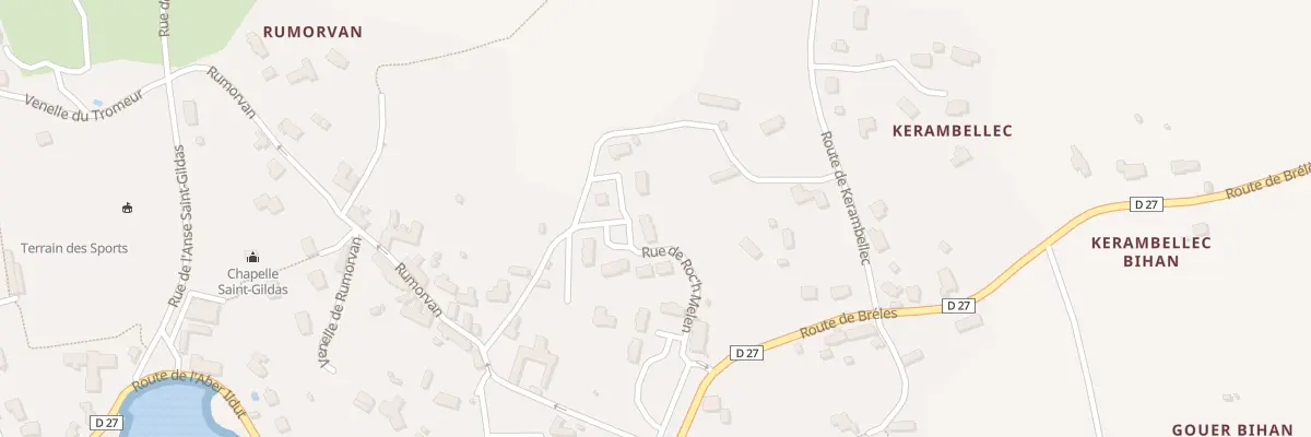 Plan du 3 Rue de Roch Melen à Lanildut
