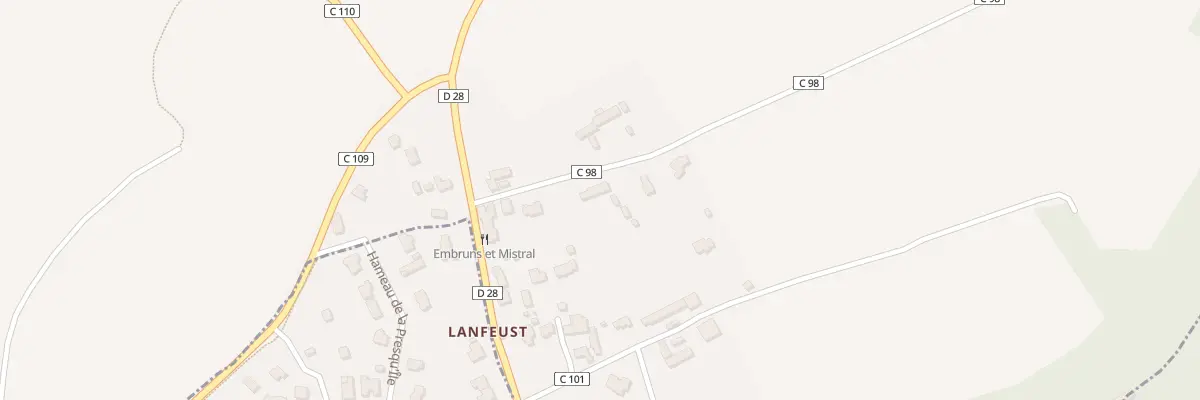 Plan du 110 Rue de Langoz à Ploumoguer