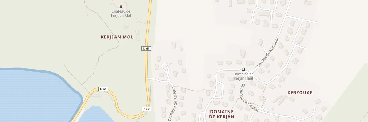 Plan du 10 Domaine de Kerjan à Trébabu