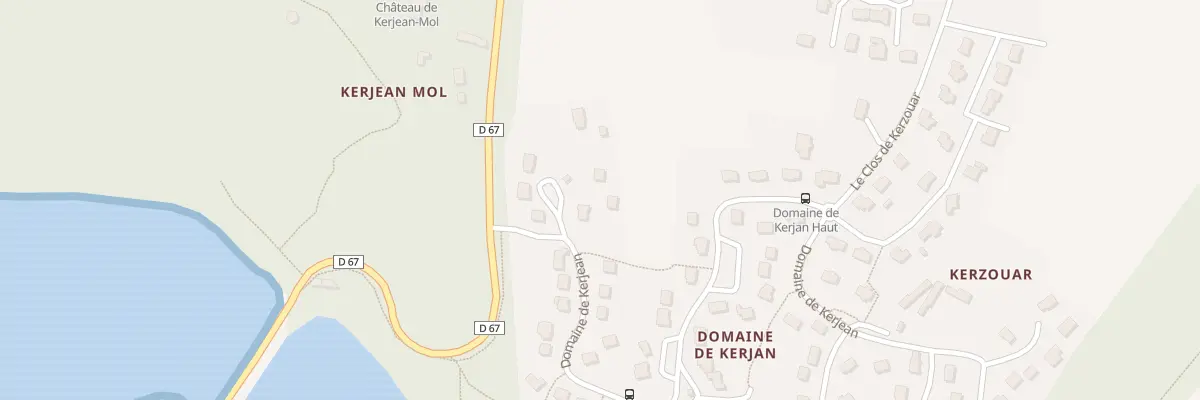 Plan du 12 Domaine de Kerjan à Trébabu
