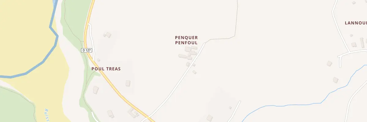 Plan du 2 Penkear à Landunvez