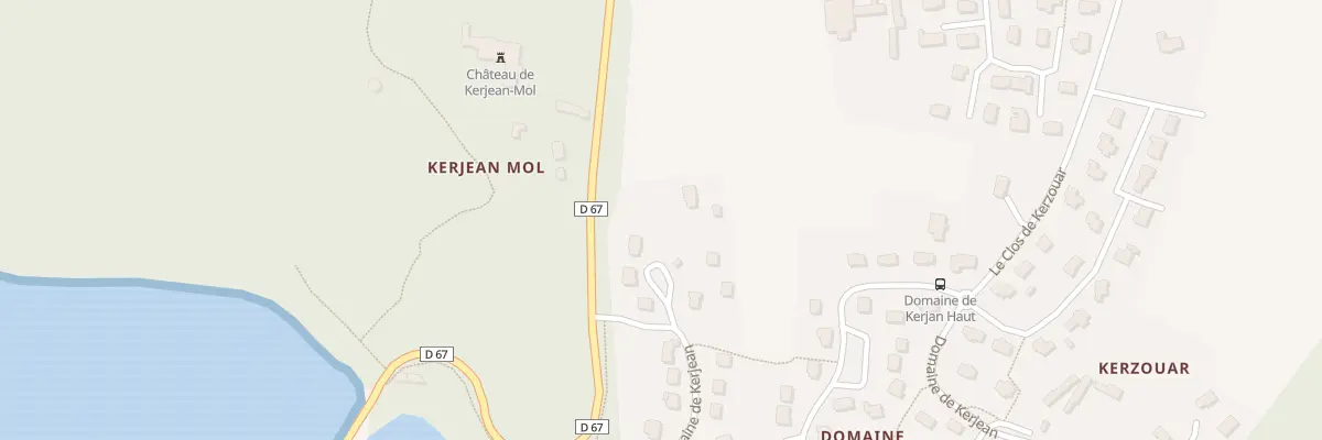 Plan du 8 Domaine de Kerjan à Trébabu