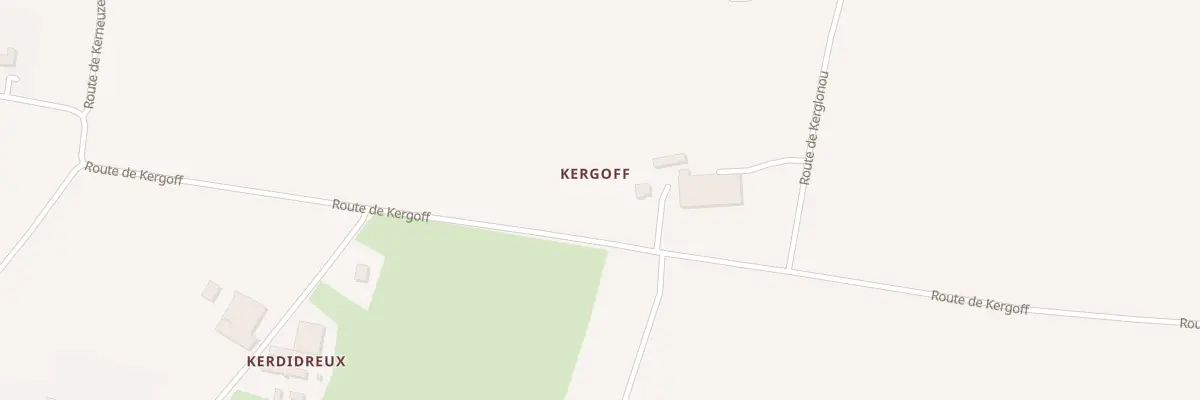 Plan du 26A Kergoff à Plouarzel