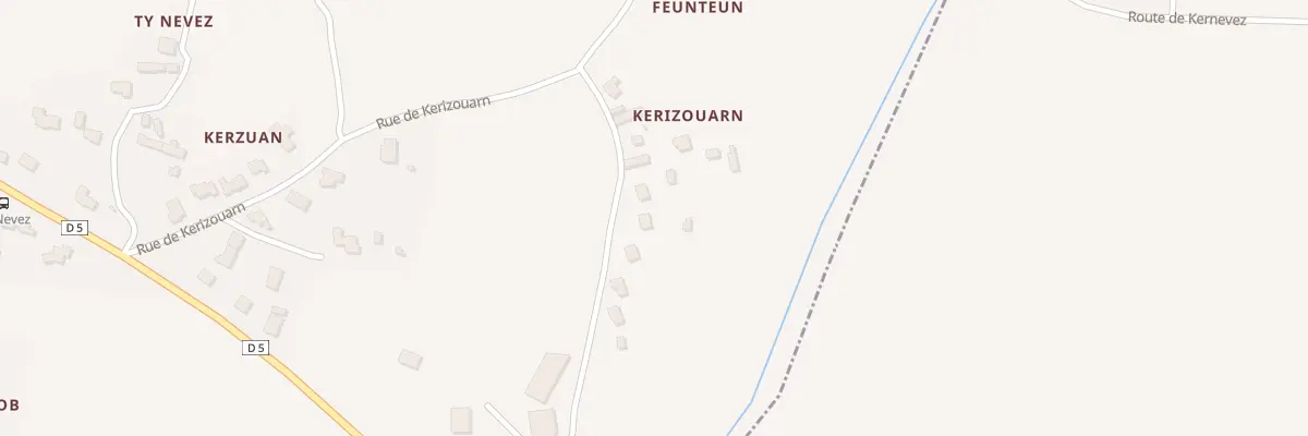 Plan du 9 Che de Kerizouarn à Lampaul-Plouarzel