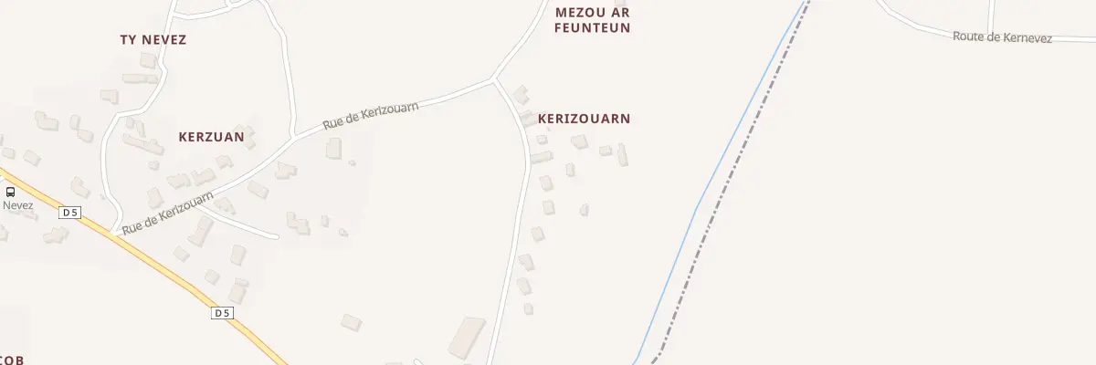Plan du 11 Che de Kerizouarn à Lampaul-Plouarzel