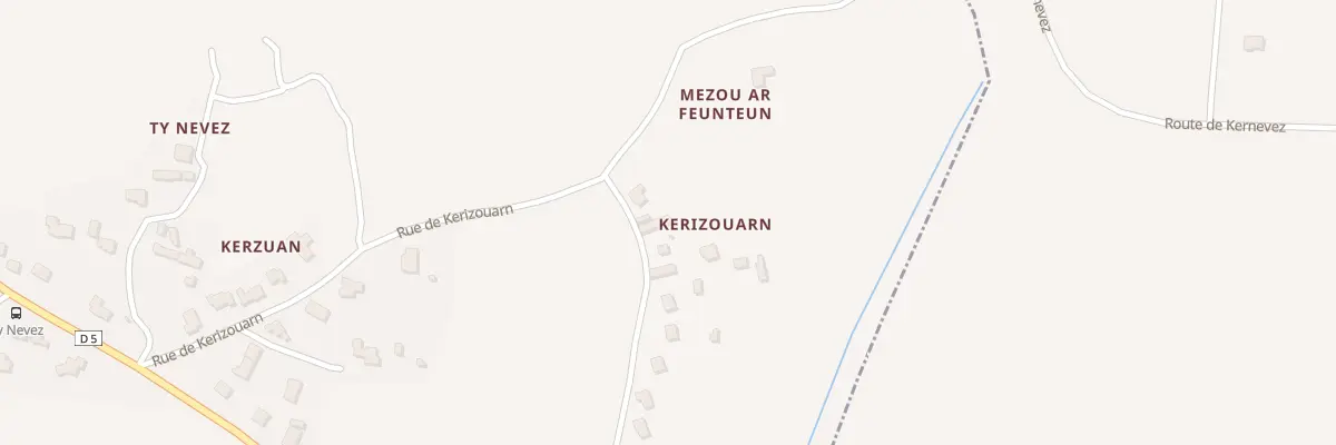 Plan du 13T Che de Kerizouarn à Lampaul-Plouarzel