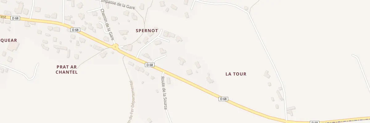 Plan du 23T Rte de Brest à Landunvez