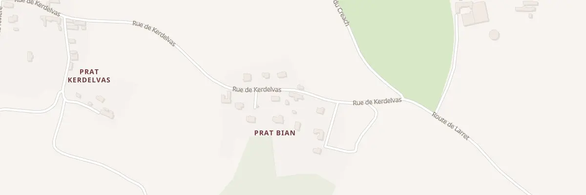Plan du 87 Rue de Kerdelvas à Porspoder