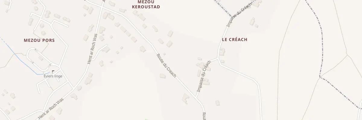 Plan du 4 Imp Creach à Porspoder