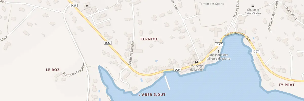 Plan du 7 Rte de Kernioc à Lanildut