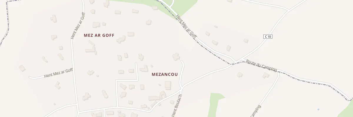 Plan du 30 Rte de Mézancou à Lanildut