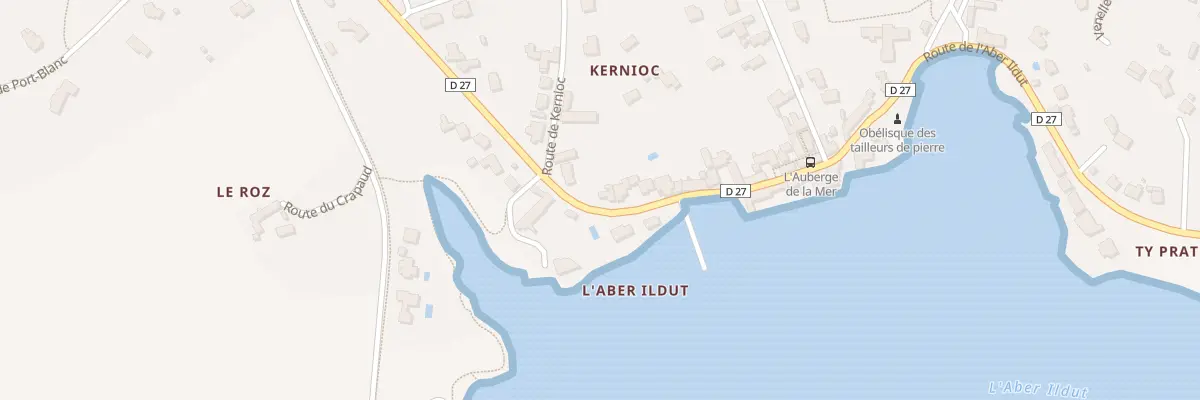 Plan du 77 Rte de l’Aber-Ildut à Lanildut