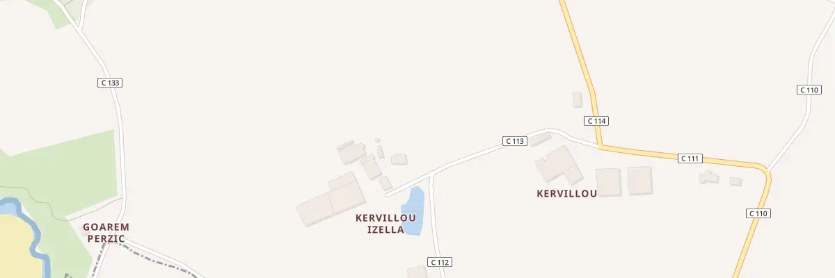 Plan du 860 Kervillou à Ploumoguer