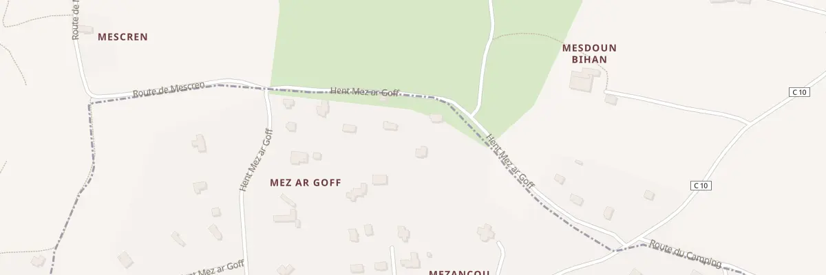 Plan du 15B Rue Hent Mez Ar Goff à Lanildut