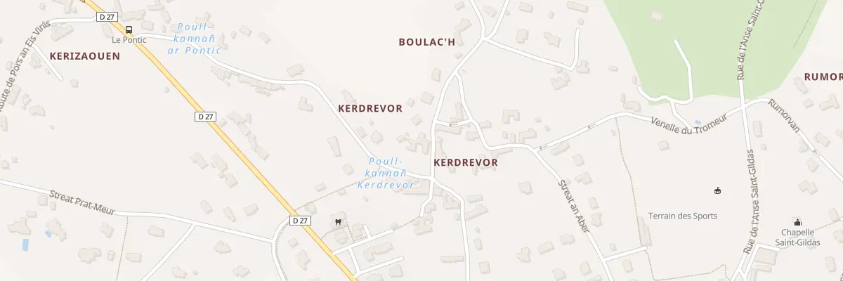 Plan du 18 Rte de Kernioc à Lanildut