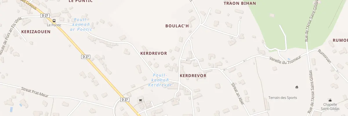 Plan du 20 Rte de Kernioc à Lanildut
