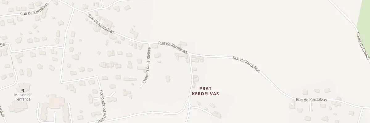Plan du 59 Rue de Kerdelvas à Porspoder