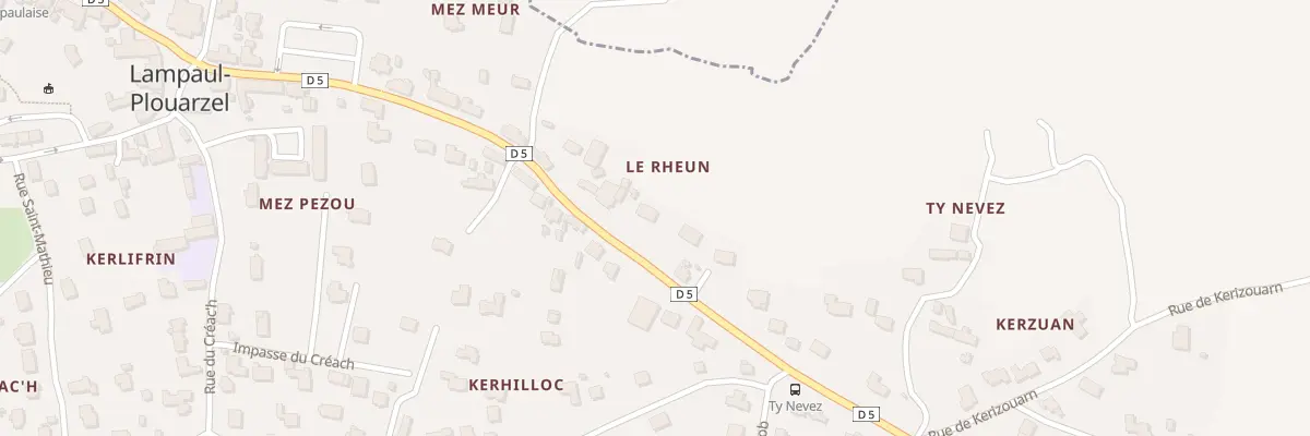 Plan du 32 Rue de Brest à Lampaul-Plouarzel