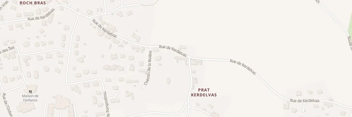 Plan du 53 Rue de Kerdelvas à Porspoder