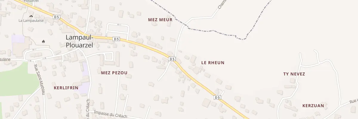 Plan du 26 Rue de Brest à Lampaul-Plouarzel