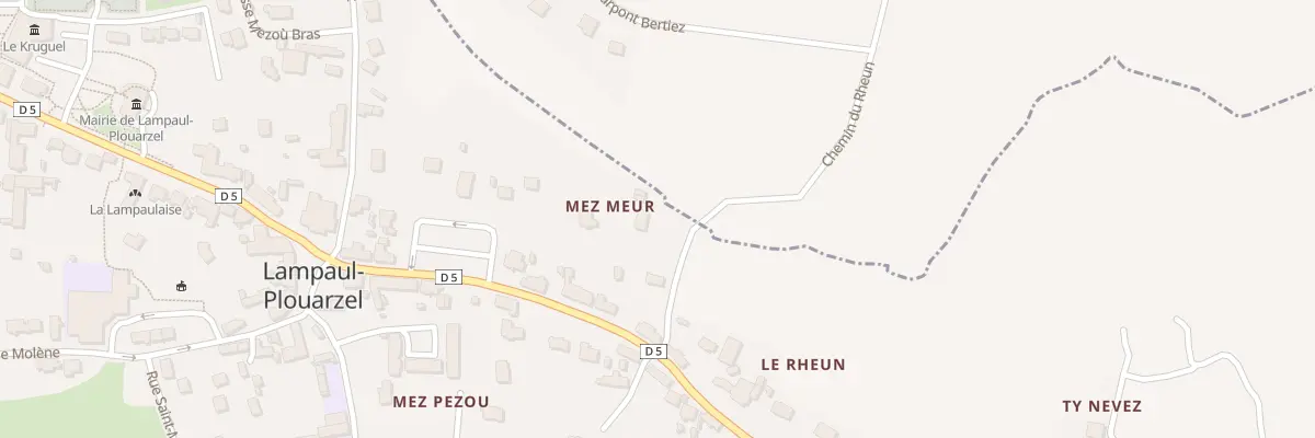 Plan du 381A Le Rheun à Lampaul-Plouarzel