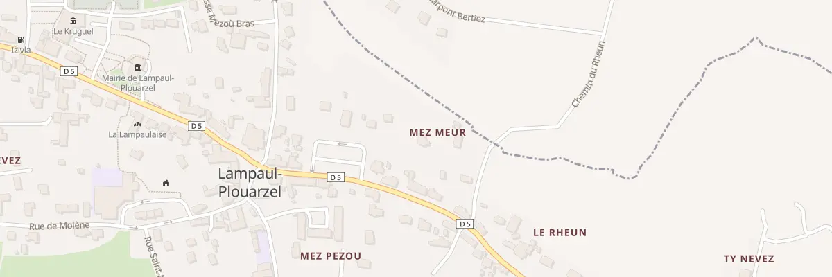 Plan du 18B Rue de Brest à Lampaul-Plouarzel