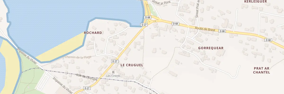 Plan du 5 Rue du Rochard à Landunvez