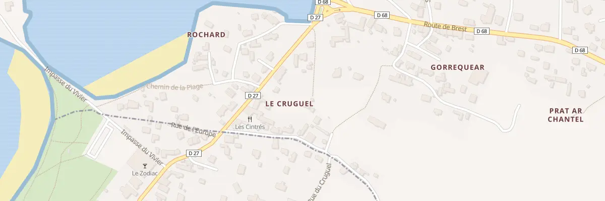 Plan du 19 Rue du Rochard à Landunvez