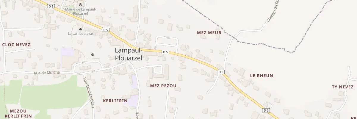 Plan du 9 Rue de Brest à Lampaul-Plouarzel