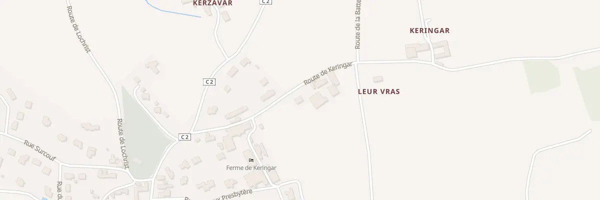 Plan du 19 Rte de Keringar au Conquet