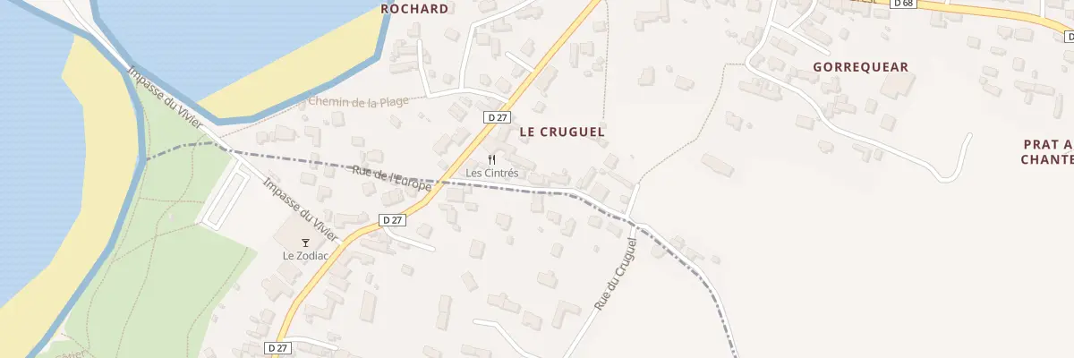 Plan du 5 Che du Cruguel à Landunvez