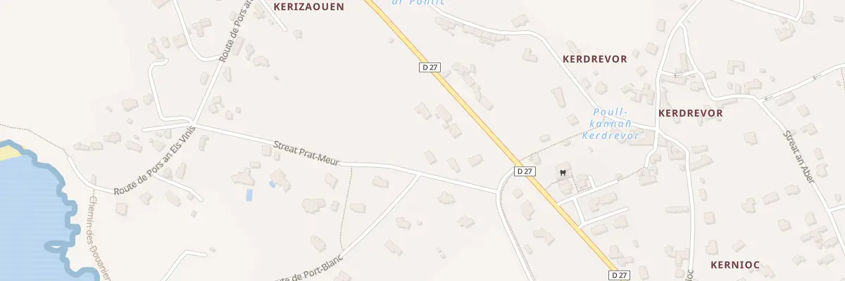 Plan du 3 Rue Streat Prat Meur à Lanildut