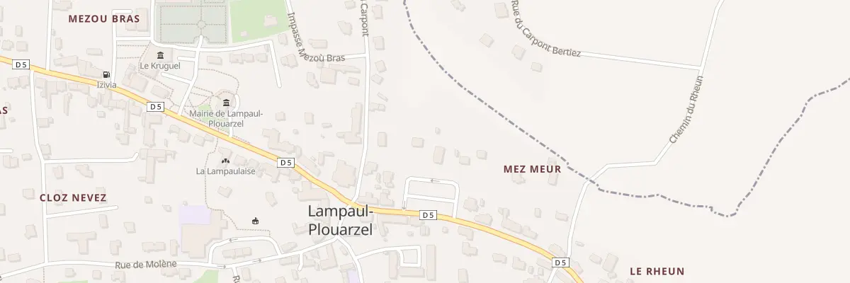 Plan du 8 Rue de Brest à Lampaul-Plouarzel