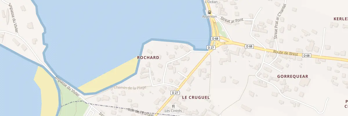 Plan du 6 Che des Mouettes à Landunvez