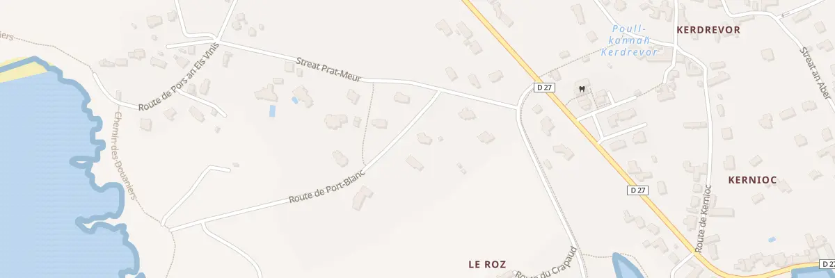 Plan du 2 Rte de Port-Blanc à Lanildut