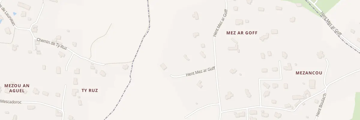 Plan du 6 Rue Hent Mez Ar Goff à Lanildut
