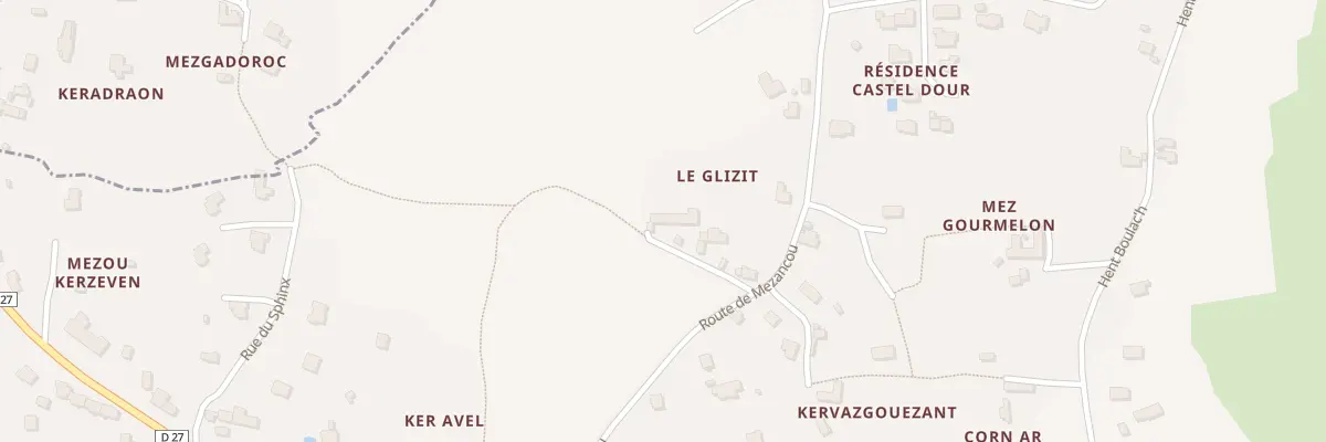 Plan du 4 Imp du Glizit à Lanildut