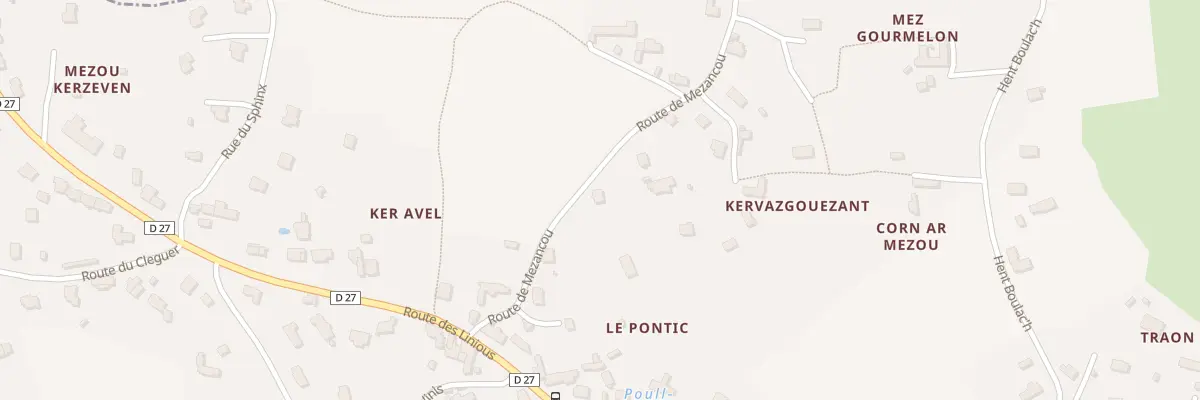 Plan du 7 Rte de Mézancou à Lanildut