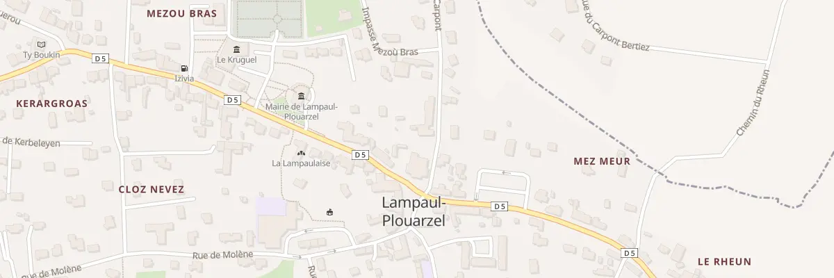 Plan du 2 Rue du Carpont à Lampaul-Plouarzel
