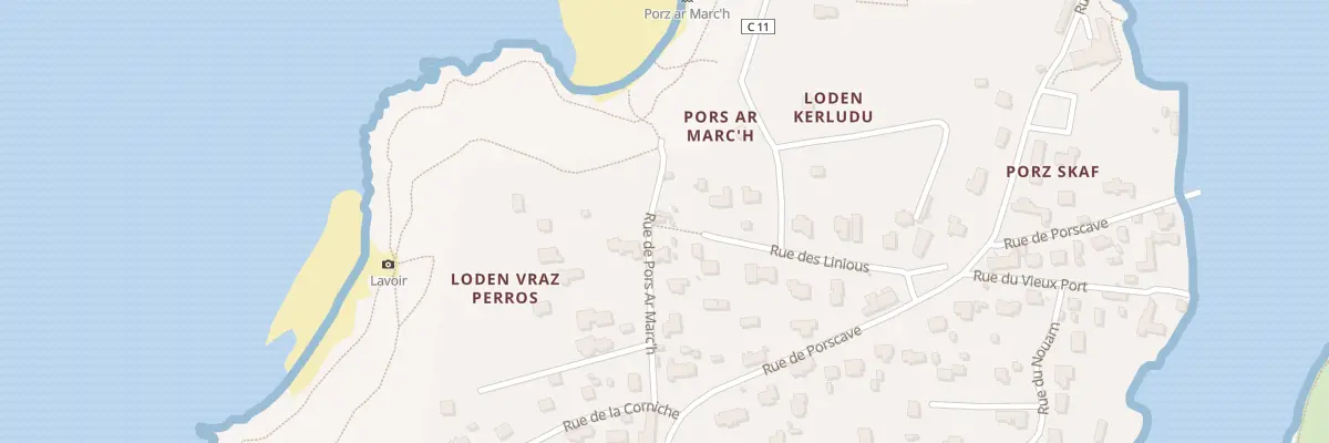 Plan du 12 Rue de Pors Ar Marc’H à Lampaul-Plouarzel