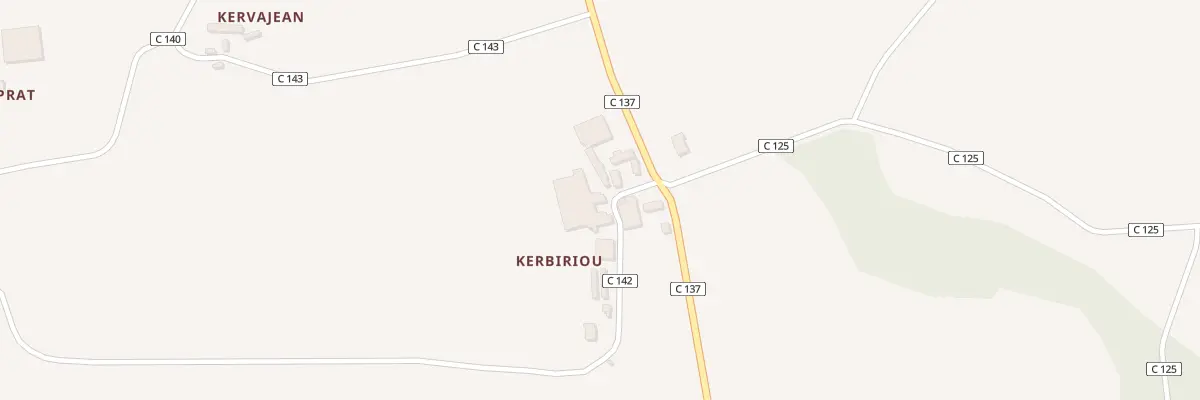 Plan du 50 Kerbiriou à Ploumoguer