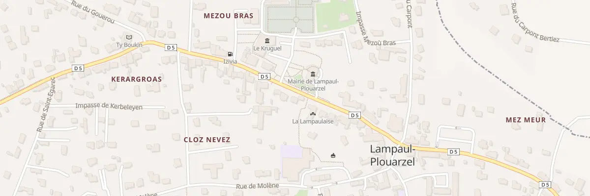 Plan du 18 Rue de la Mairie à Lampaul-Plouarzel