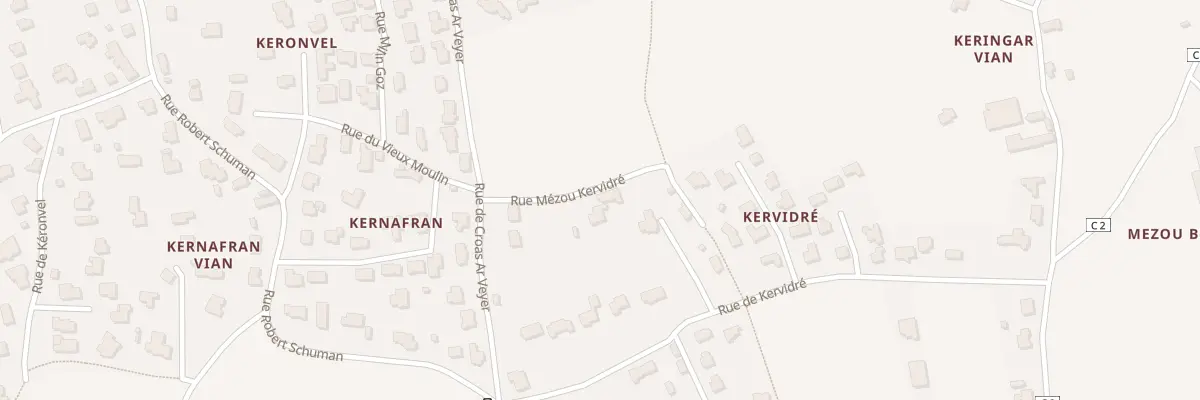 Plan du 6 Rue Mézou Kervidré au Conquet