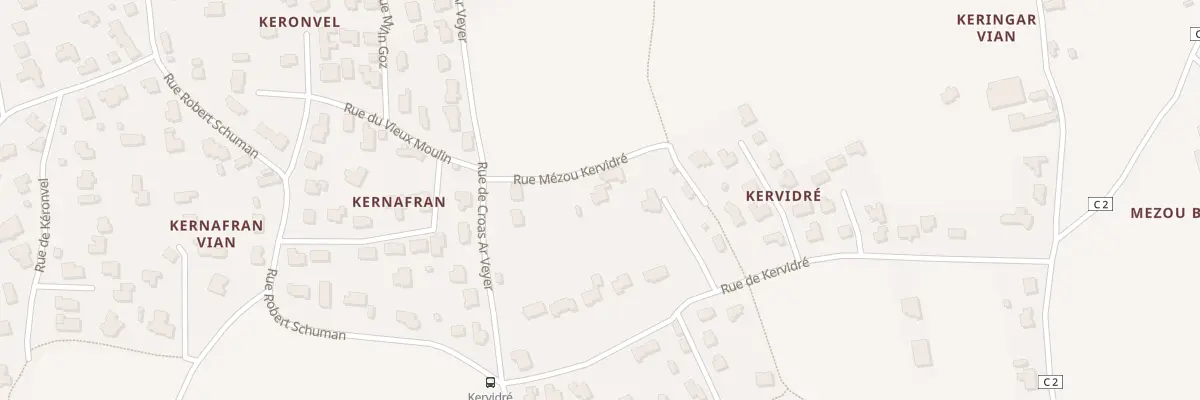 Plan du 4 Rue Mézou Kervidré au Conquet