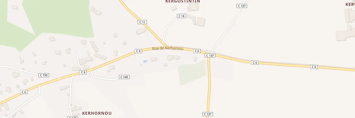 Plan du 85 Rue de Kerhornou à Ploumoguer
