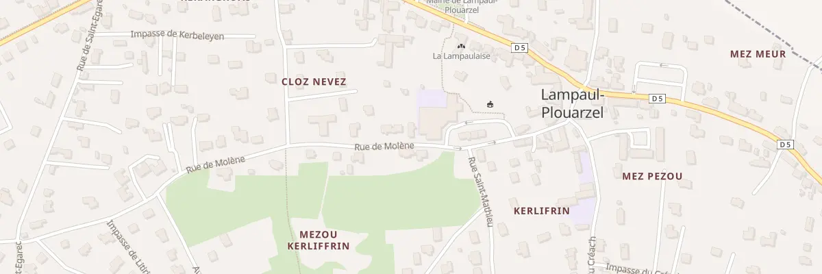 Plan du 15 Rue de Molène à Lampaul-Plouarzel
