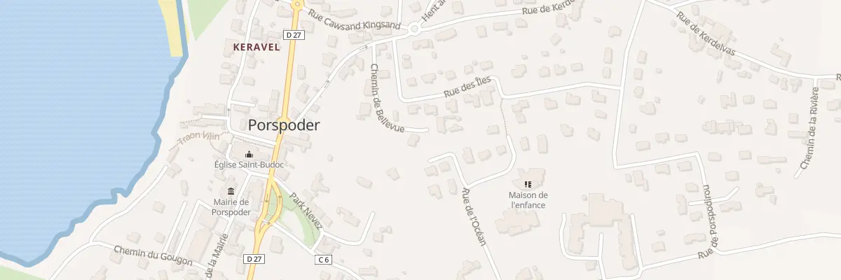 Plan du 19 Rue de l’Océan à Porspoder