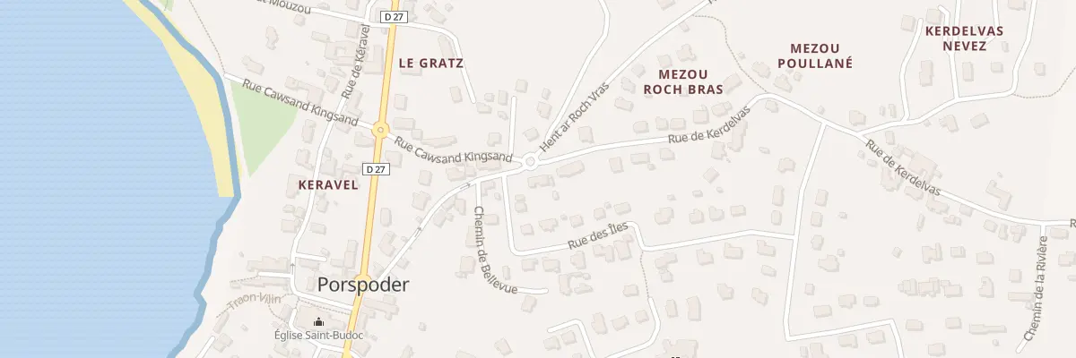 Plan du 15 Rue de Kerdelvas à Porspoder