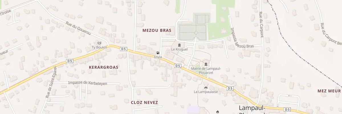 Plan du 11 Rue de la Mairie à Lampaul-Plouarzel